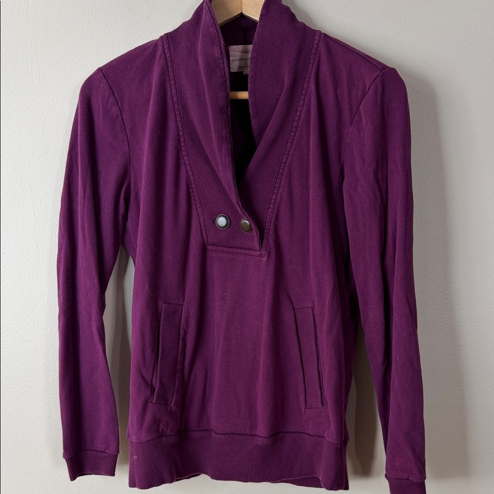 Banana Republic Rich Purple Corduroy Blazer